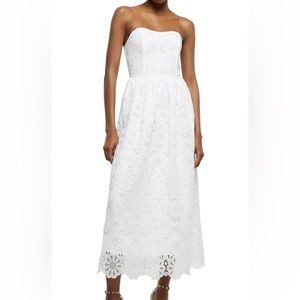 River Island Strapless Lace Corset Dress